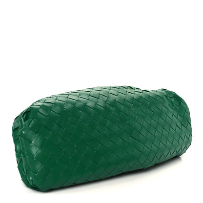 Bottega Veneta Nappa Maxi Intrecciato The Pouch Oversized Clutch Racing Green 4 of 11