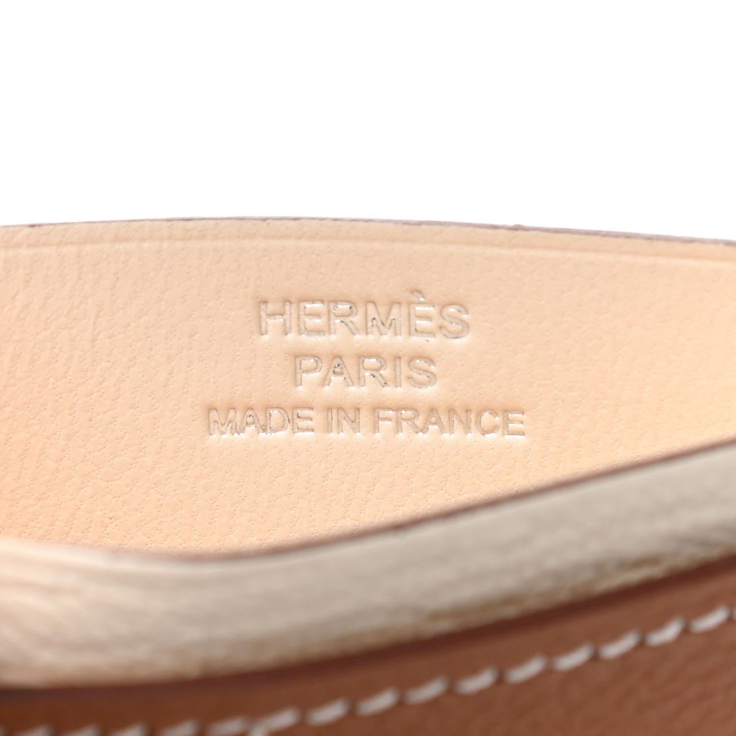 Hermes Allegretto Chevre Mysore H Sport 3CC Card Holder Case Gold Nata 5 of 6