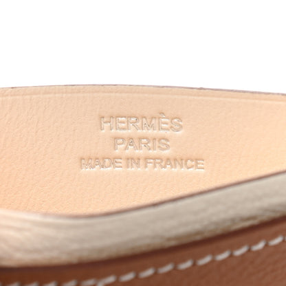 Hermes Allegretto Chevre Mysore H Sport 3CC Card Holder Case Gold Nata 5 of 6
