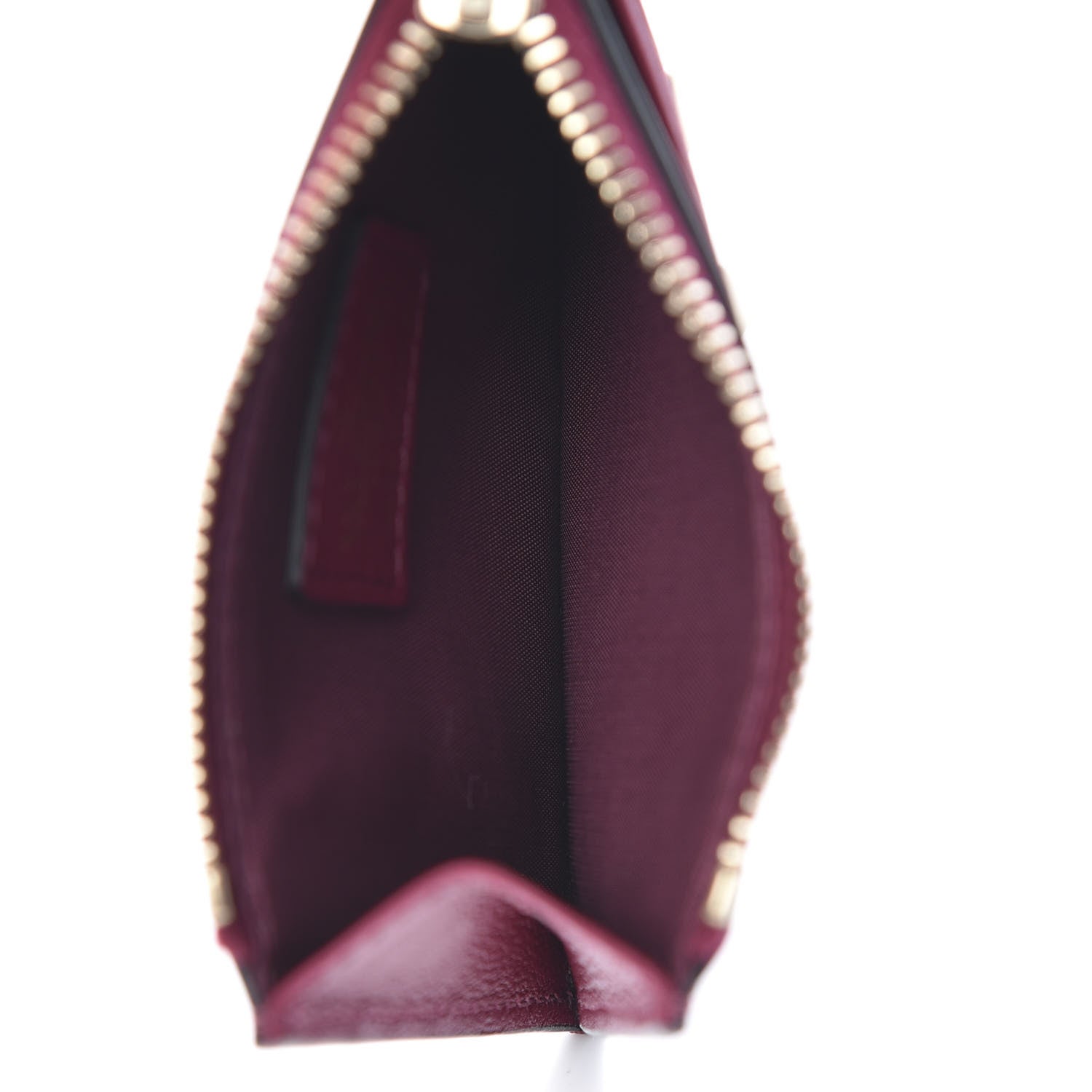 Valentino Garavani Calfskin Rockstud Coin Case Card Holder Fuchsia 5 of 6