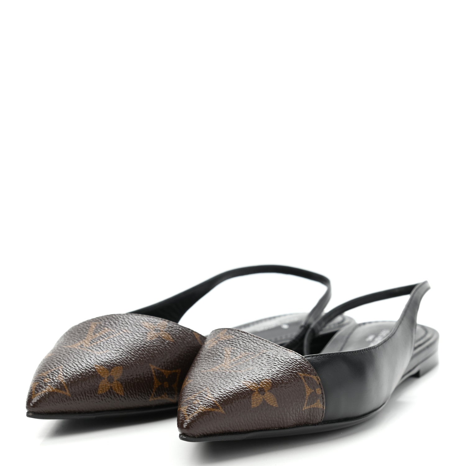 Louis Vuitton Patent Monogram Cherie Slingback Ballerina Flats 36.5 3 of 9