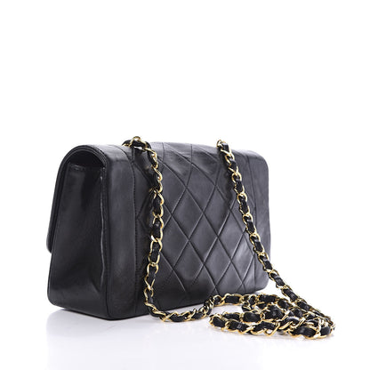 Chanel Lambskin Quilted Small Single Flap Bag Black 3 of 12