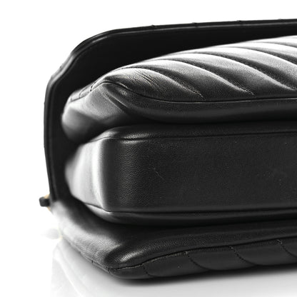 Chanel Lambskin Chevron Quilted Medium Trendy CC Dual Handle Flap Bag Black 9 of 14