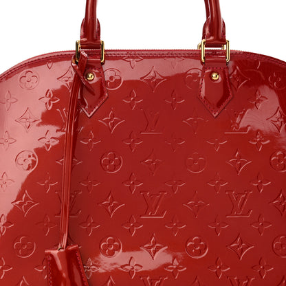 Louis Vuitton Vernis Alma GM Pomme Pomme D'Amour 8 of 14