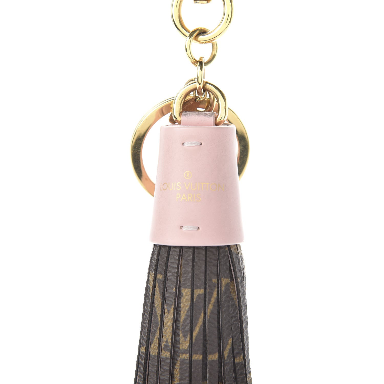 Louis Vuitton Monogram Tassel Bag Charm Pink 3 of 3