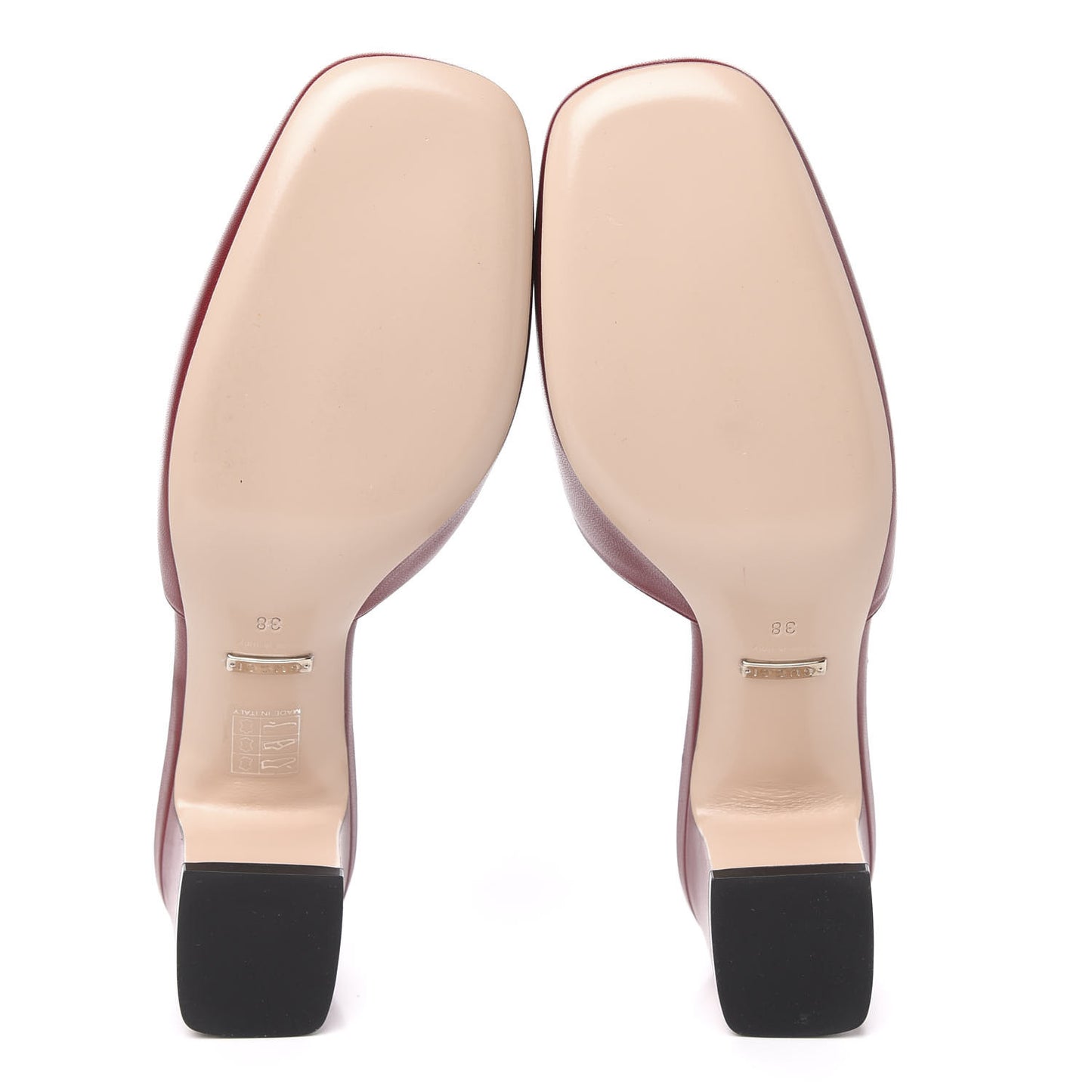Malaga Kid Crystal Square G Madelyn Mules 38 Romantic Cerise