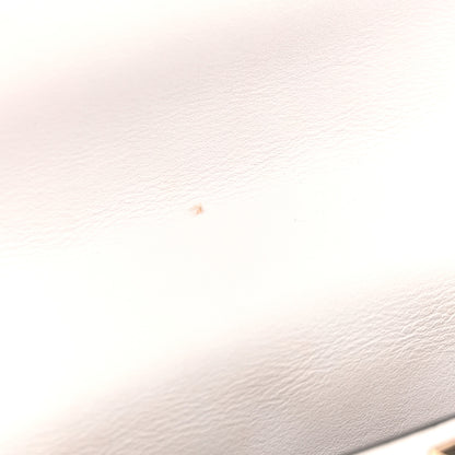 Valentino Garavani Lambskin VLTN Print Medium Rockstud Spike Shoulder Bag Optic White Black 9 of 9