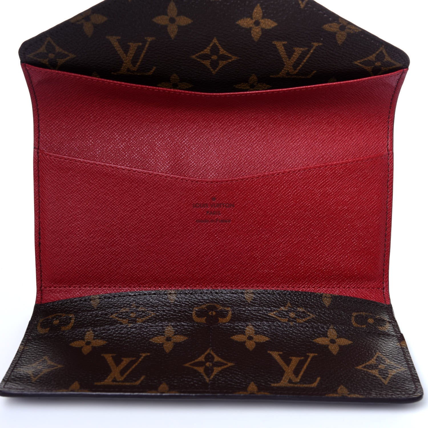 Louis Vuitton Monogram Josephine Wallet Red 7 of 15