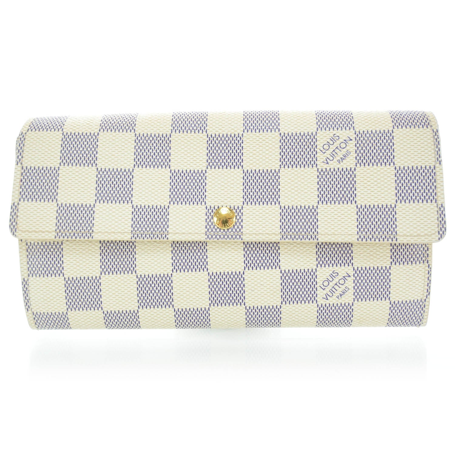 Louis Vuitton Damier Azur Sarah Wallet 1 of 8