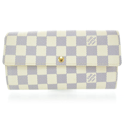 Louis Vuitton Damier Azur Sarah Wallet 1 of 8