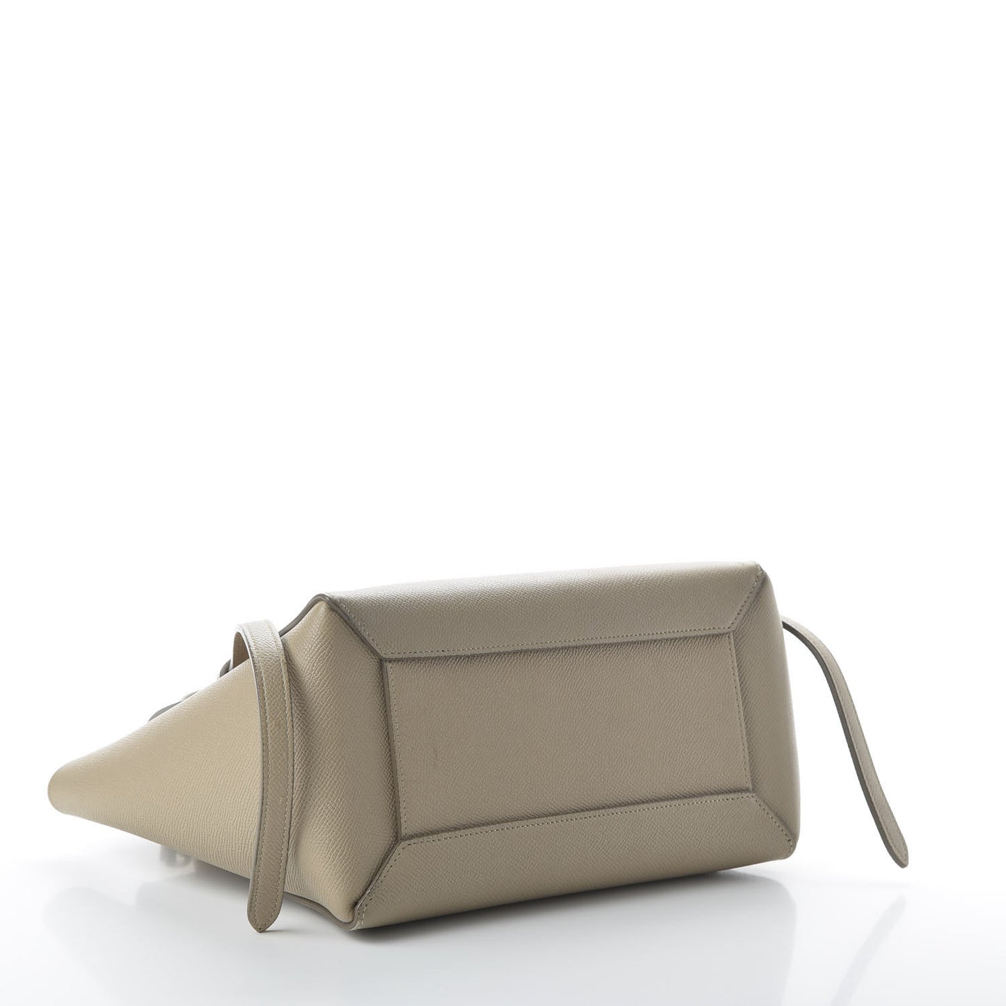 Grained Calfskin Micro Belt Bag Light Taupe