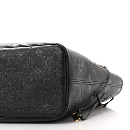 Louis Vuitton Empreinte Monogram Giant Neverfull MM Black 10 of 10