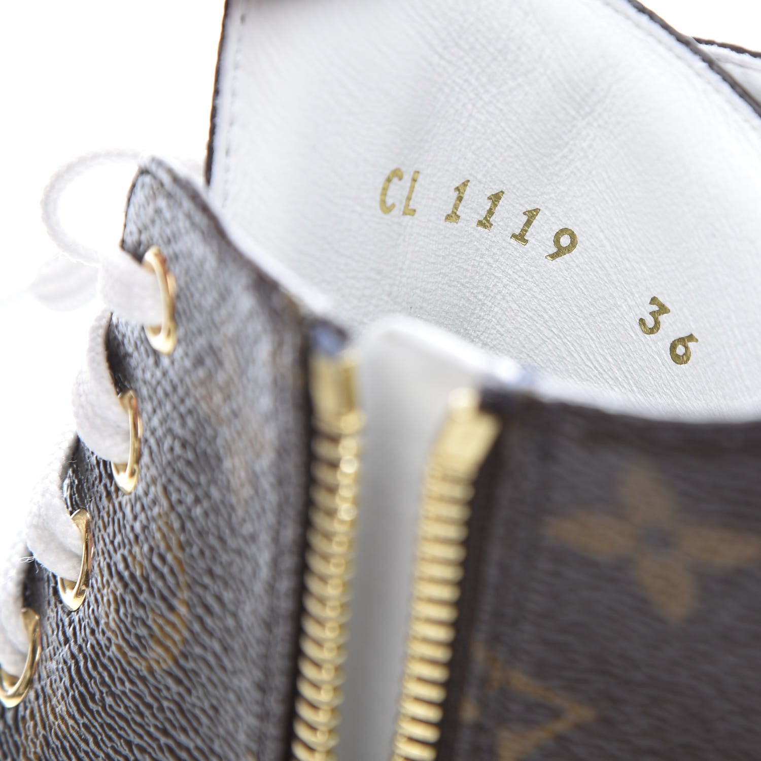 Louis Vuitton Patent Reverse Monogram Stellar Sneaker Boots 36 9 of 11