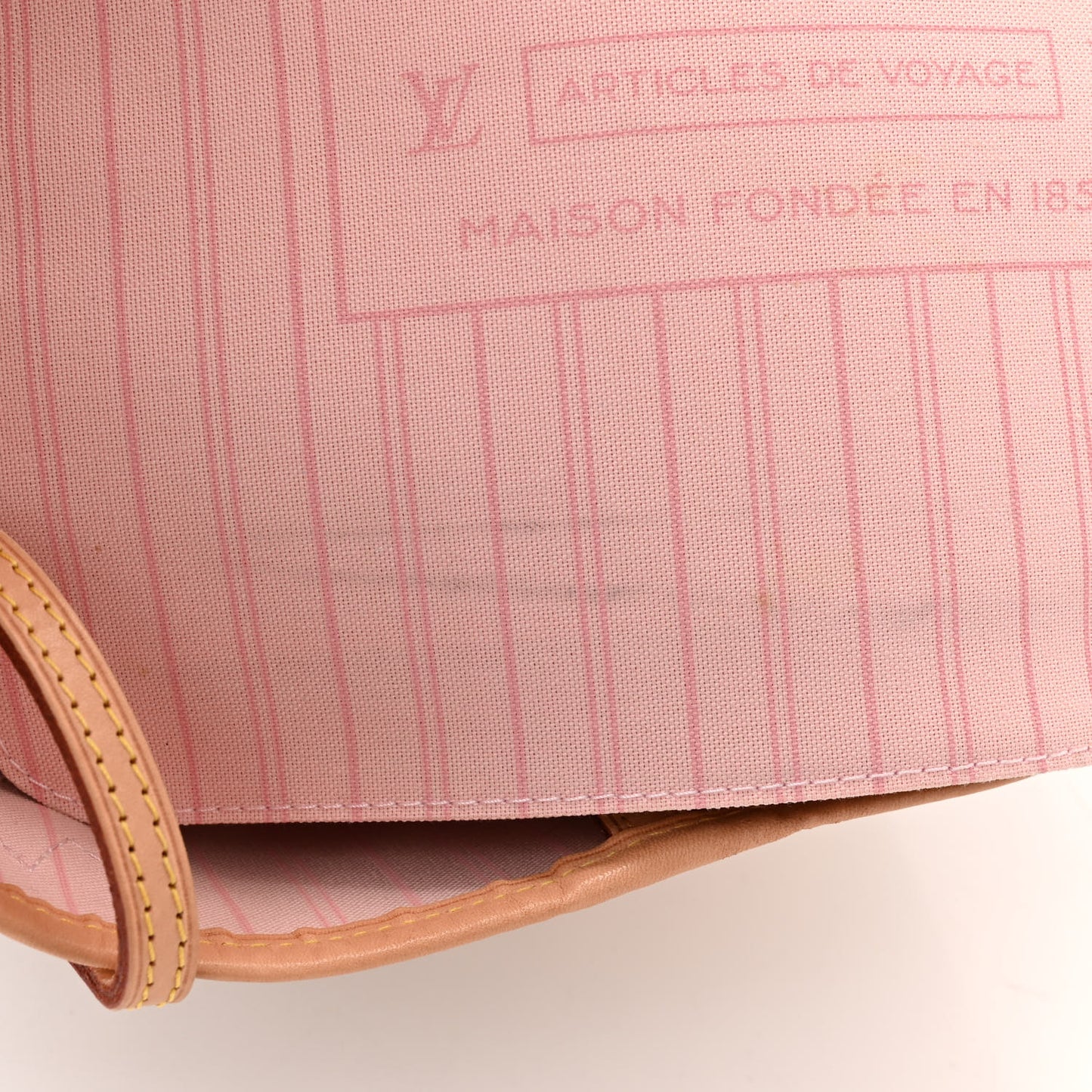 Damier Azur Neo Neverfull MM Rose Ballerine