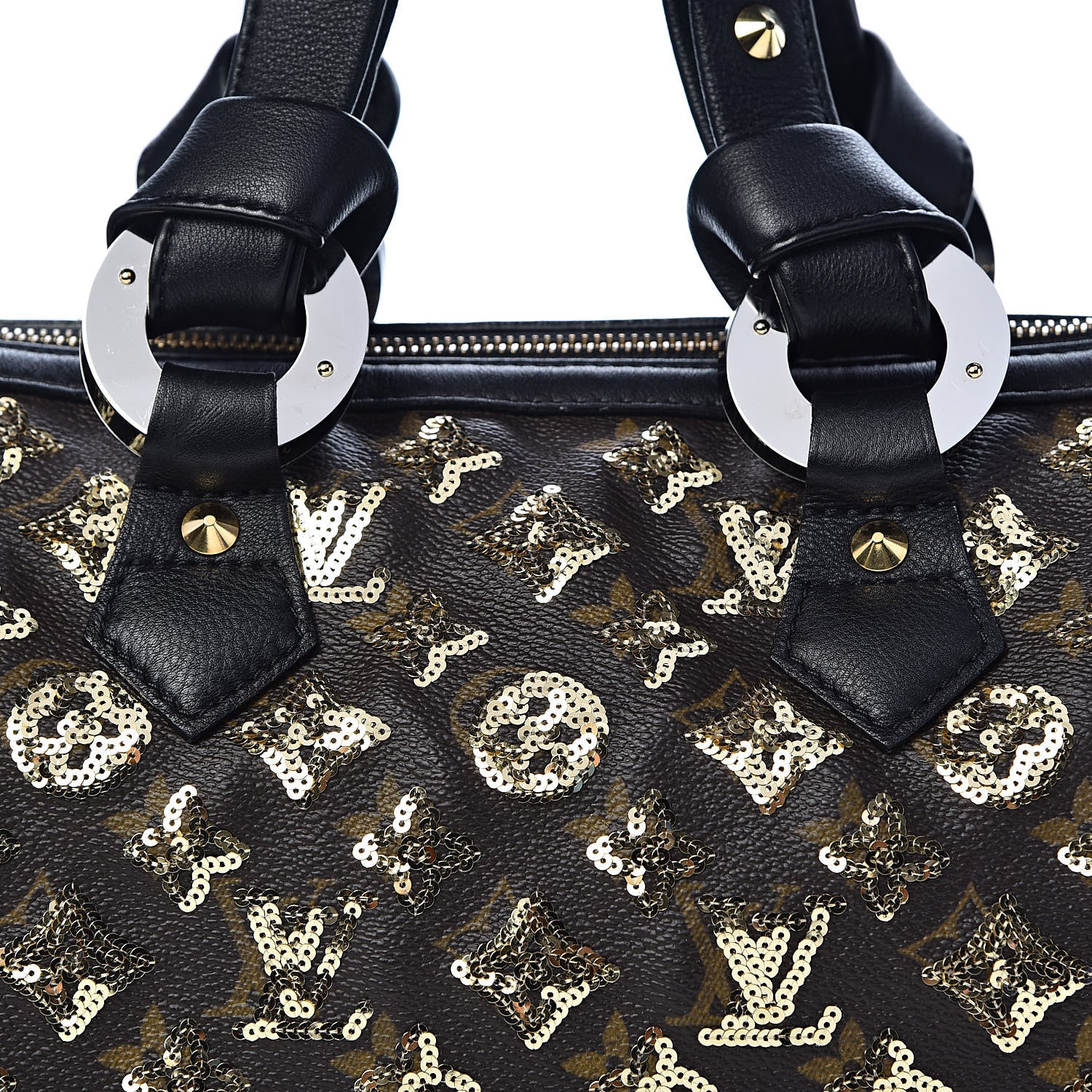Louis Vuitton Monogram Sequins Eclipse Speedy 28 Gold 10 of 10