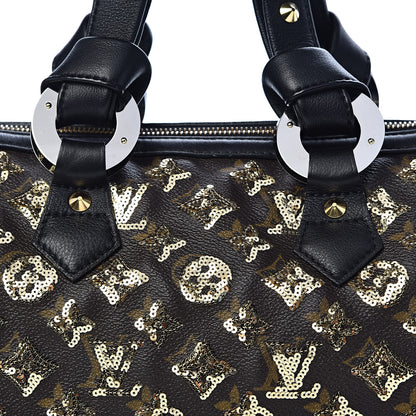Louis Vuitton Monogram Sequins Eclipse Speedy 28 Gold 10 of 10