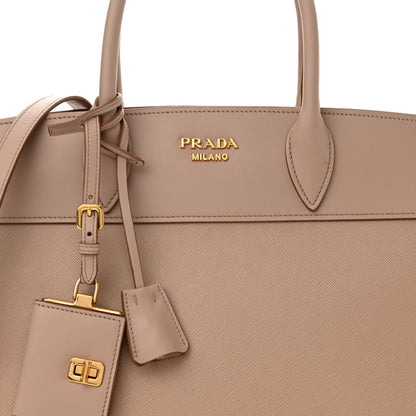 Prada Saffiano City Calfskin Medium Esplanade Cammeo 7 of 10