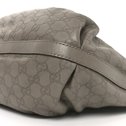 Gucci Guccissima Medium Scarlett Stud Tote Grey 10 of 10