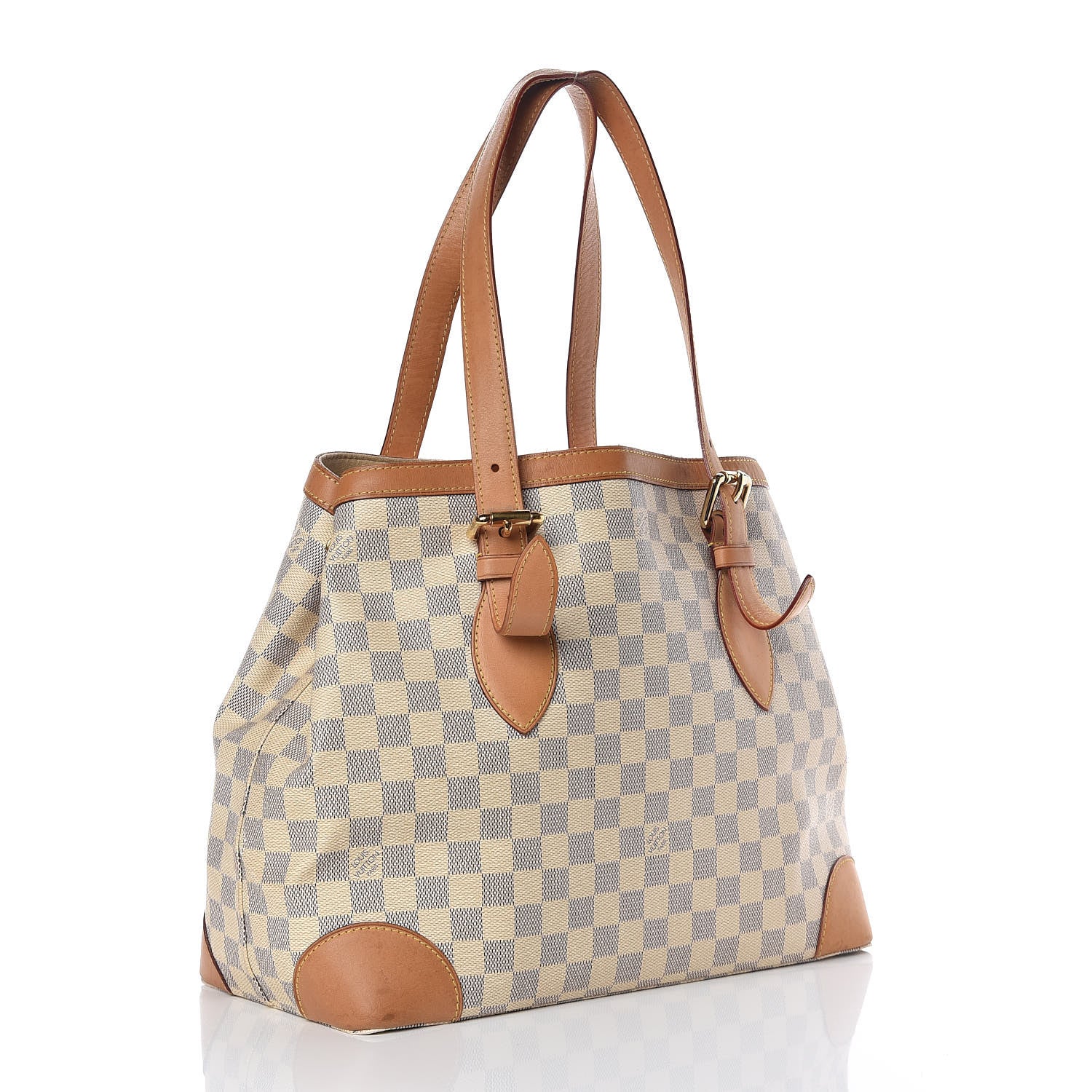 Louis Vuitton Damier Azur Hampstead MM 3 of 25