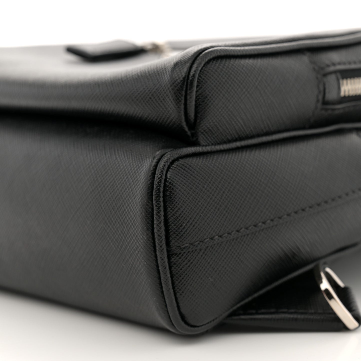 Saffiano Sling Backpack Black