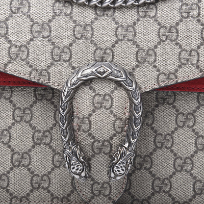 Gucci GG Supreme Monogram Small Dionysus Shoulder Bag Red 11 of 13