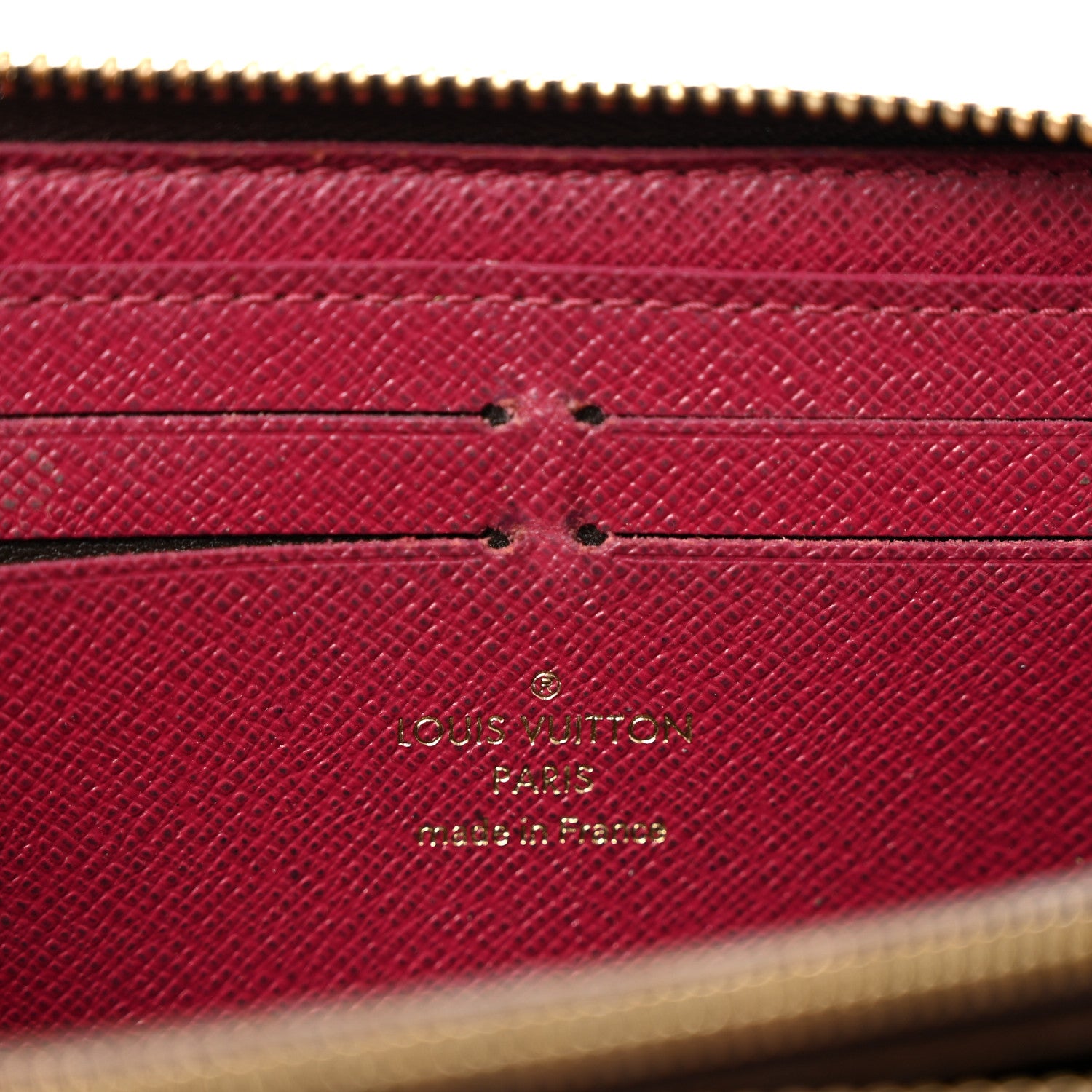 Louis Vuitton Monogram Clemence Wallet Fuchsia 6 of 9
