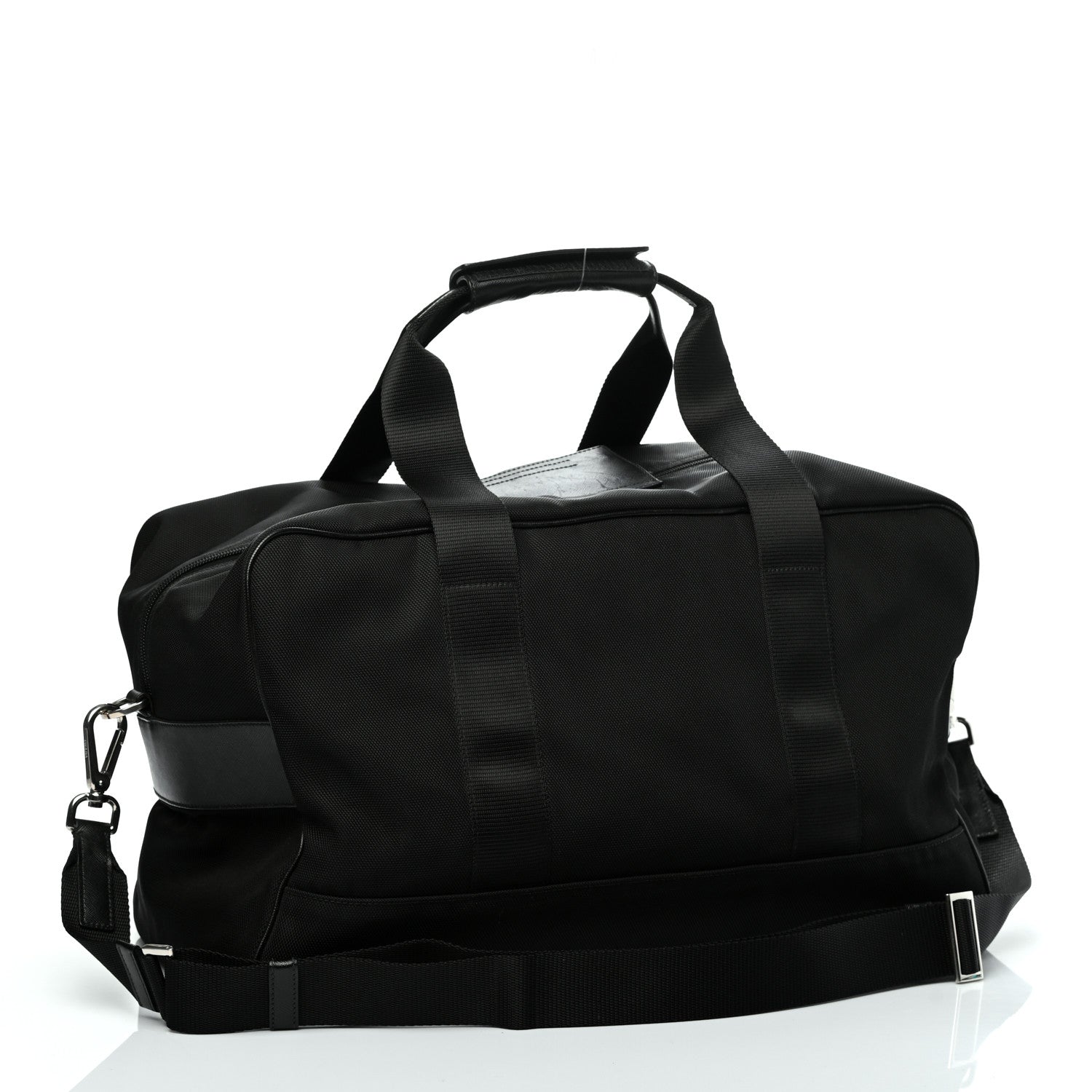 Prada Tessuto Nylon Duffel Bag Black 2 of 10