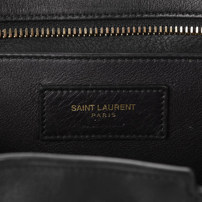 Saint Laurent Calfskin Monogram Baby Downtown Cabas Black 6 of 7