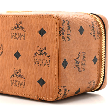 MCM Visetos Rockstar Vanity Case Cognac 8 of 11