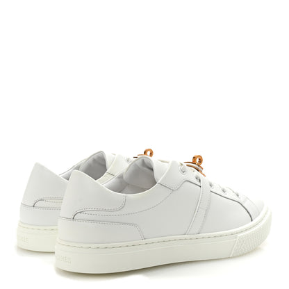 Hermes Calfskin Day Sneakers 39 White 5 of 9