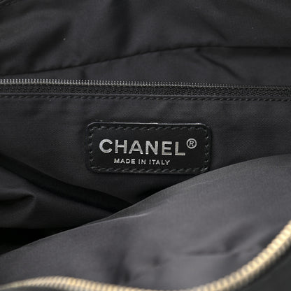 Chanel Nylon Travel Bowler Black 6 of 15
