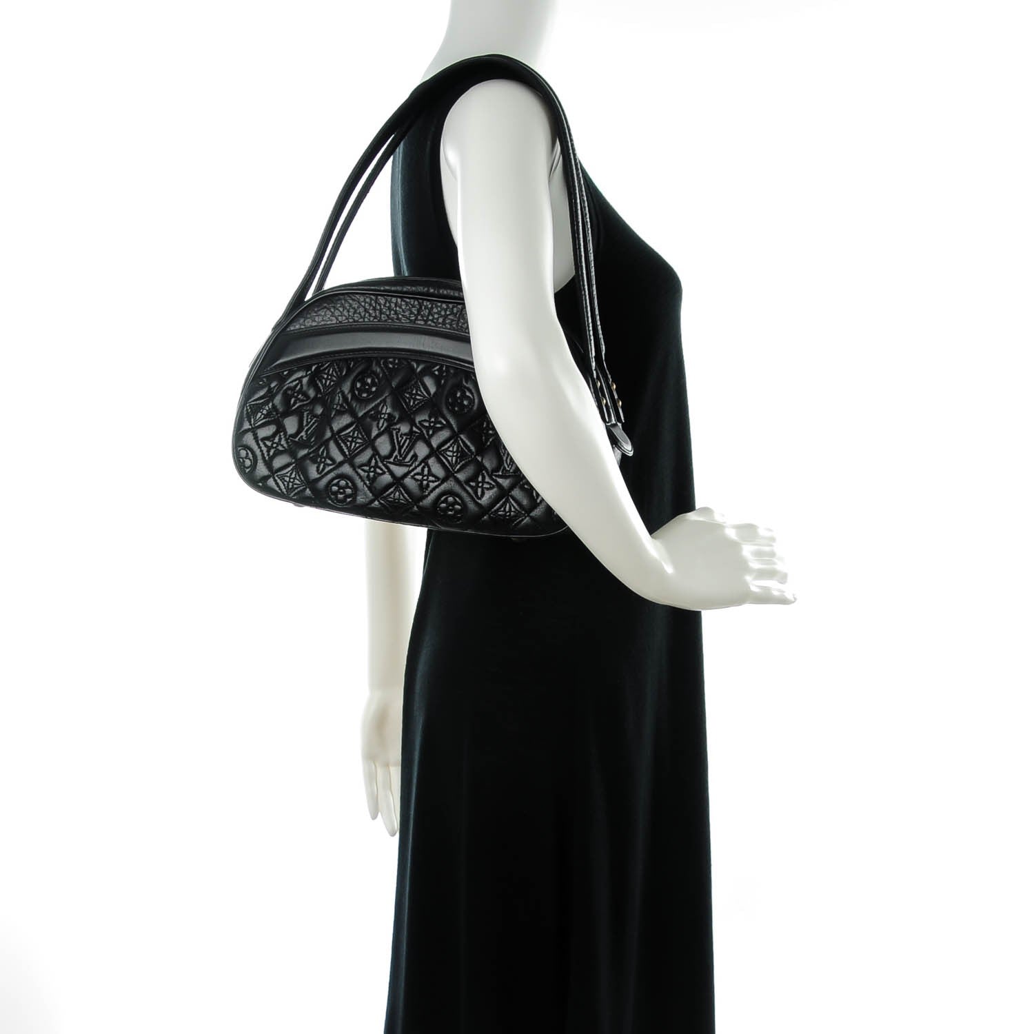 Louis Vuitton Lambskin Vienna Klara Black 2 of 7