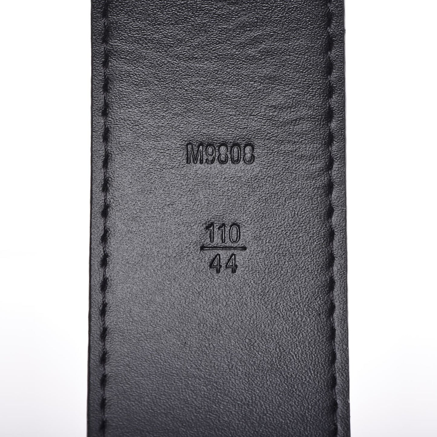 Damier Graphite 40mm LV Initiales Belt 110 44