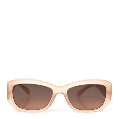 Chanel Acetate Rectangle Sunglasses 5493-A Light Pink 2 of 7