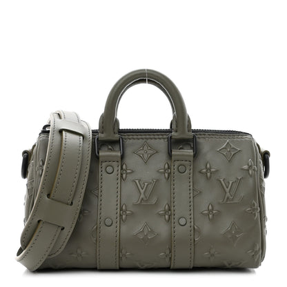 Louis Vuitton Monogram Seal Keepall XS Khaki 1 of 9