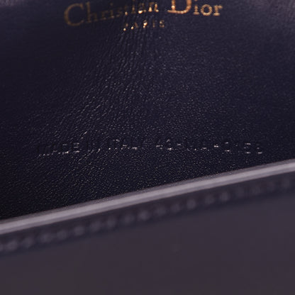 Christian Dior Lambskin Cannage Lady Dior Clutch Navy Blue 7 of 9