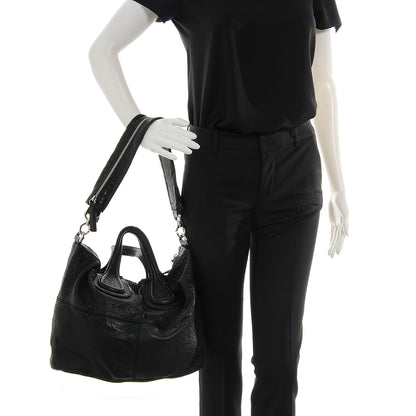 Givenchy Wrinkled Lambskin Medium Nightingale Black 2 of 6