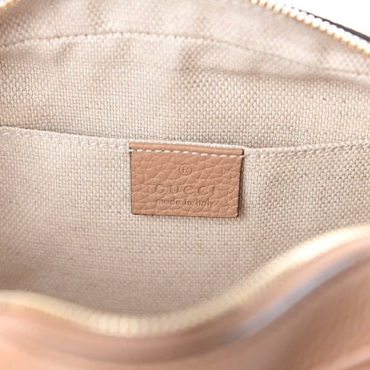 Gucci Pebbled Calfskin Small Soho Disco Bag Rose Beige 5 of 8