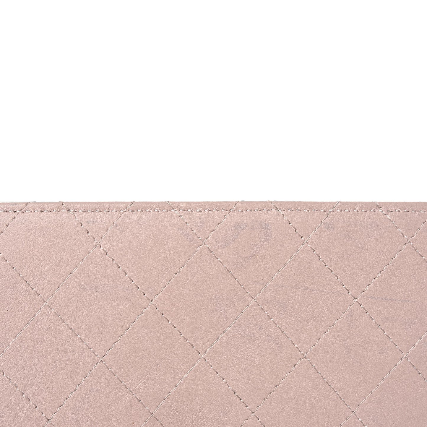 Patent Quilted Large Flap Wallet Pink