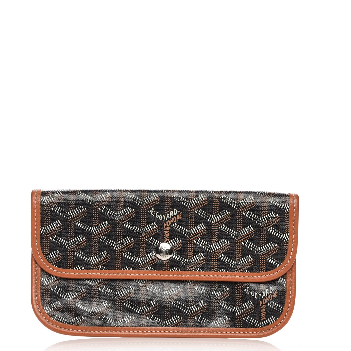 Goyardine Pouch Black Gold