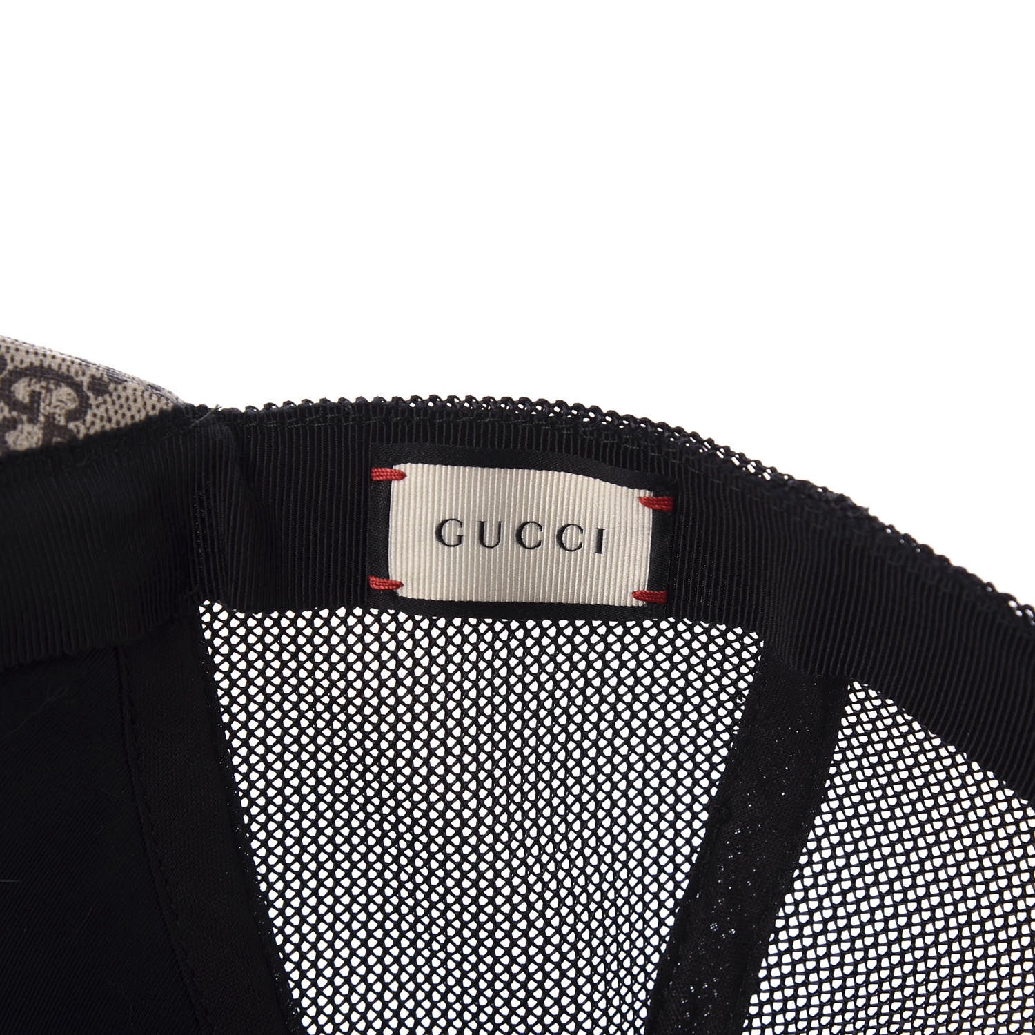 Gucci GG Supreme Monogram Tiger Print Baseball Hat 59 Beige 6 of 7