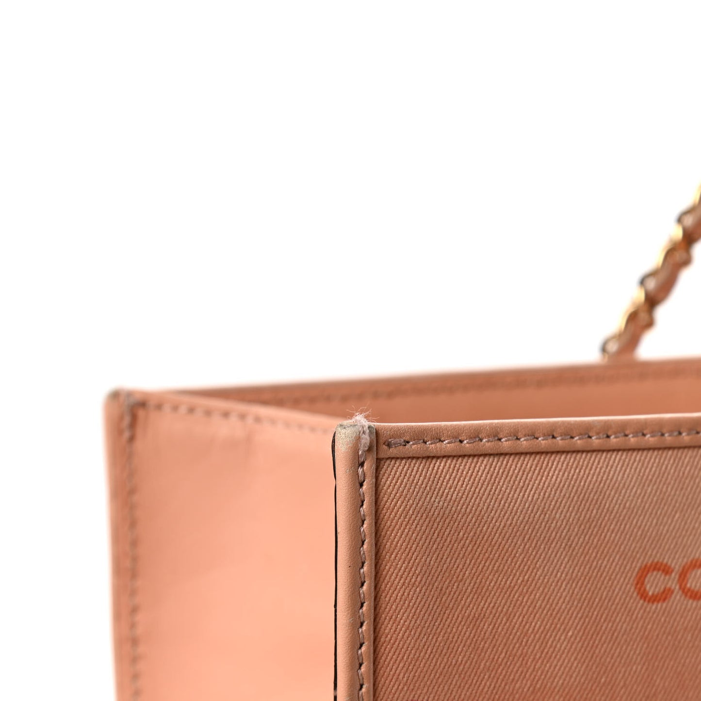 Canvas Printed Logo Tote Pink