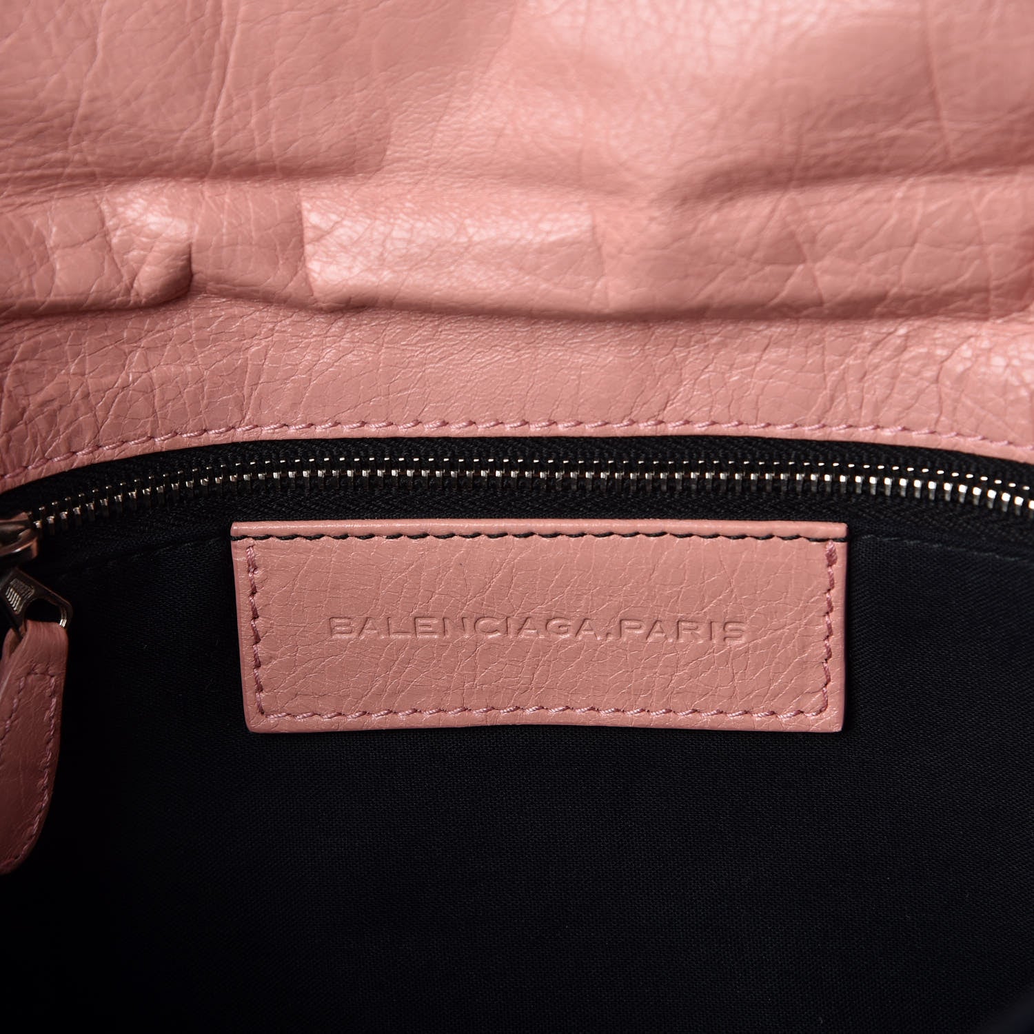 Balenciaga Agneau Giant 12 Silver Hardware Envelope Clutch Rose Peche 6 of 7