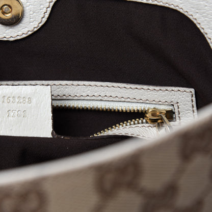 Gucci Monogram Medium Charmy Shoulder Bag Off White 9 of 10