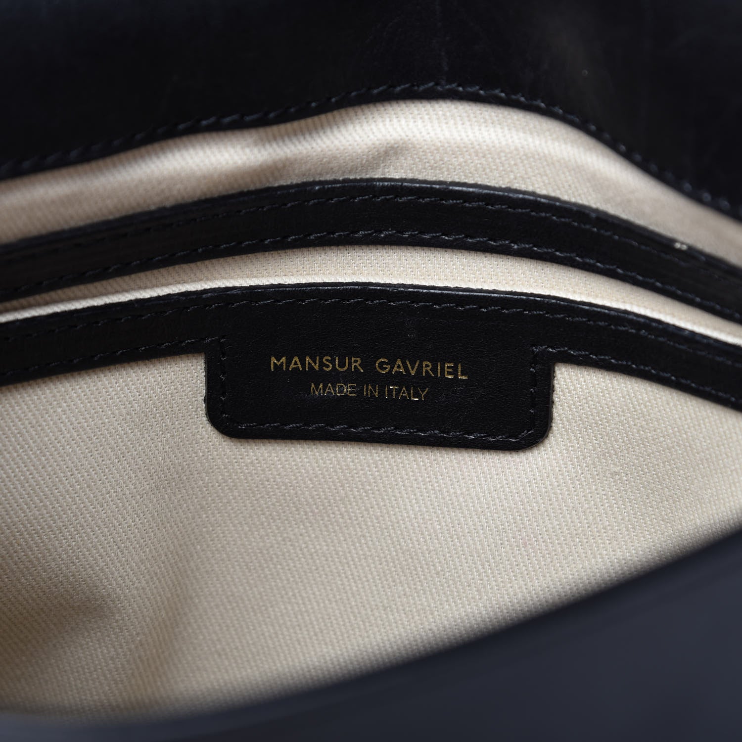 Mansur Gavriel Calfskin Flap Crossbody Bag Black 8 of 11