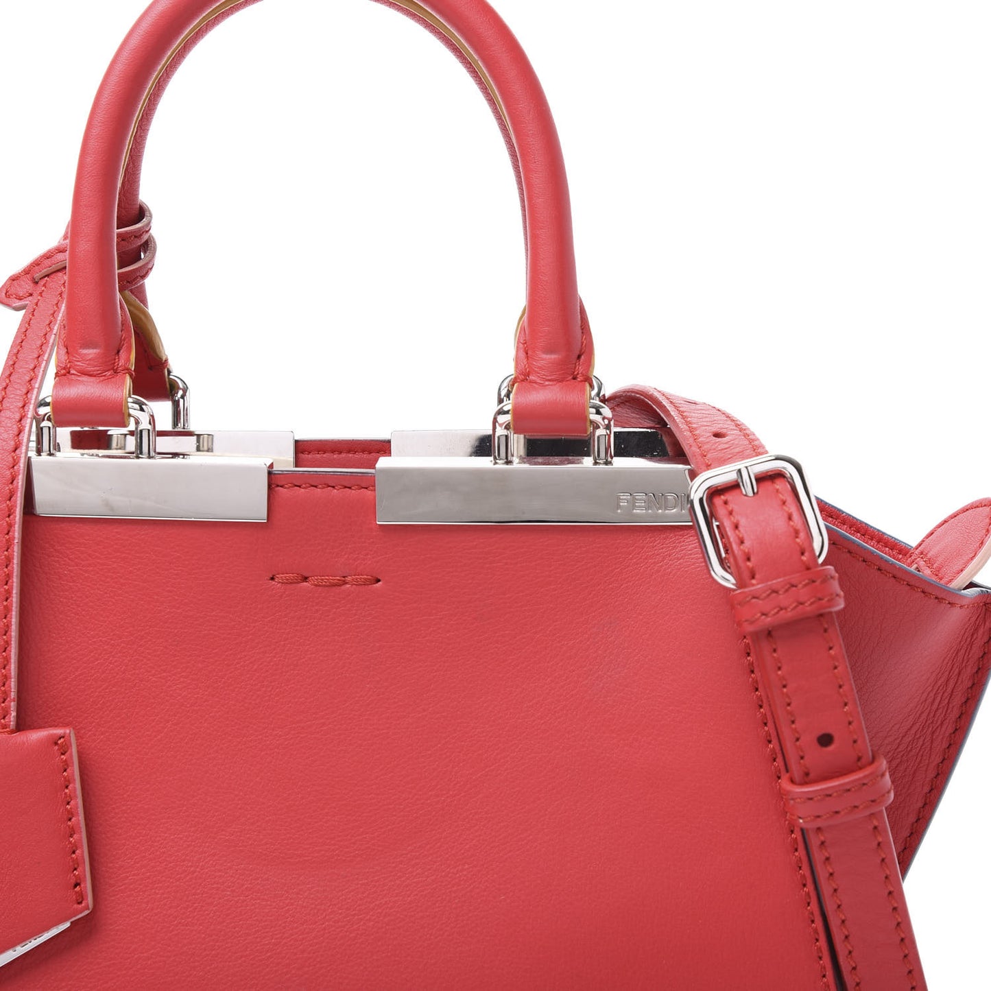 Vitello Dolce Mini 3jours Tote Fiamma