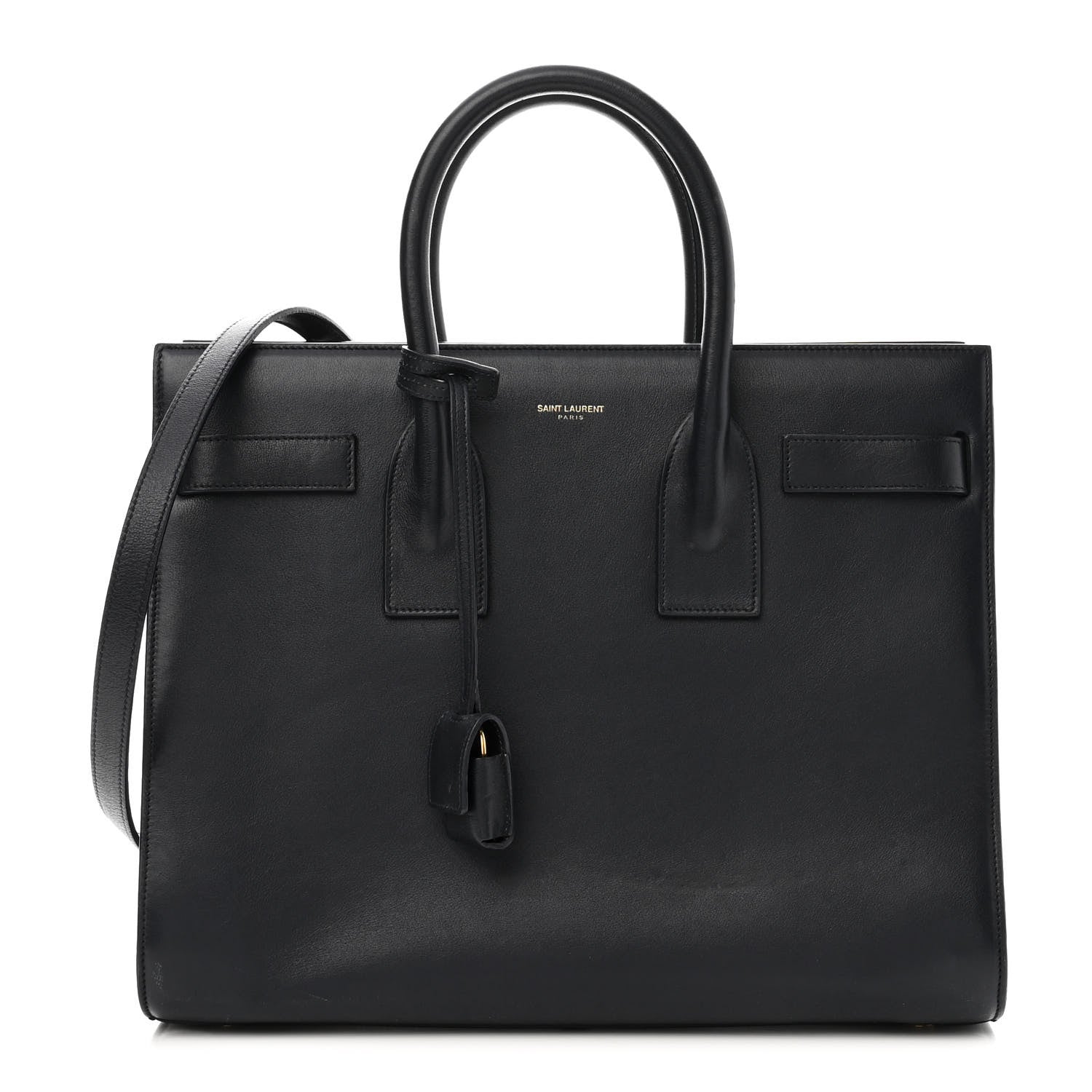 Saint Laurent Calfskin Small Sac De Jour Navy 1 of 12