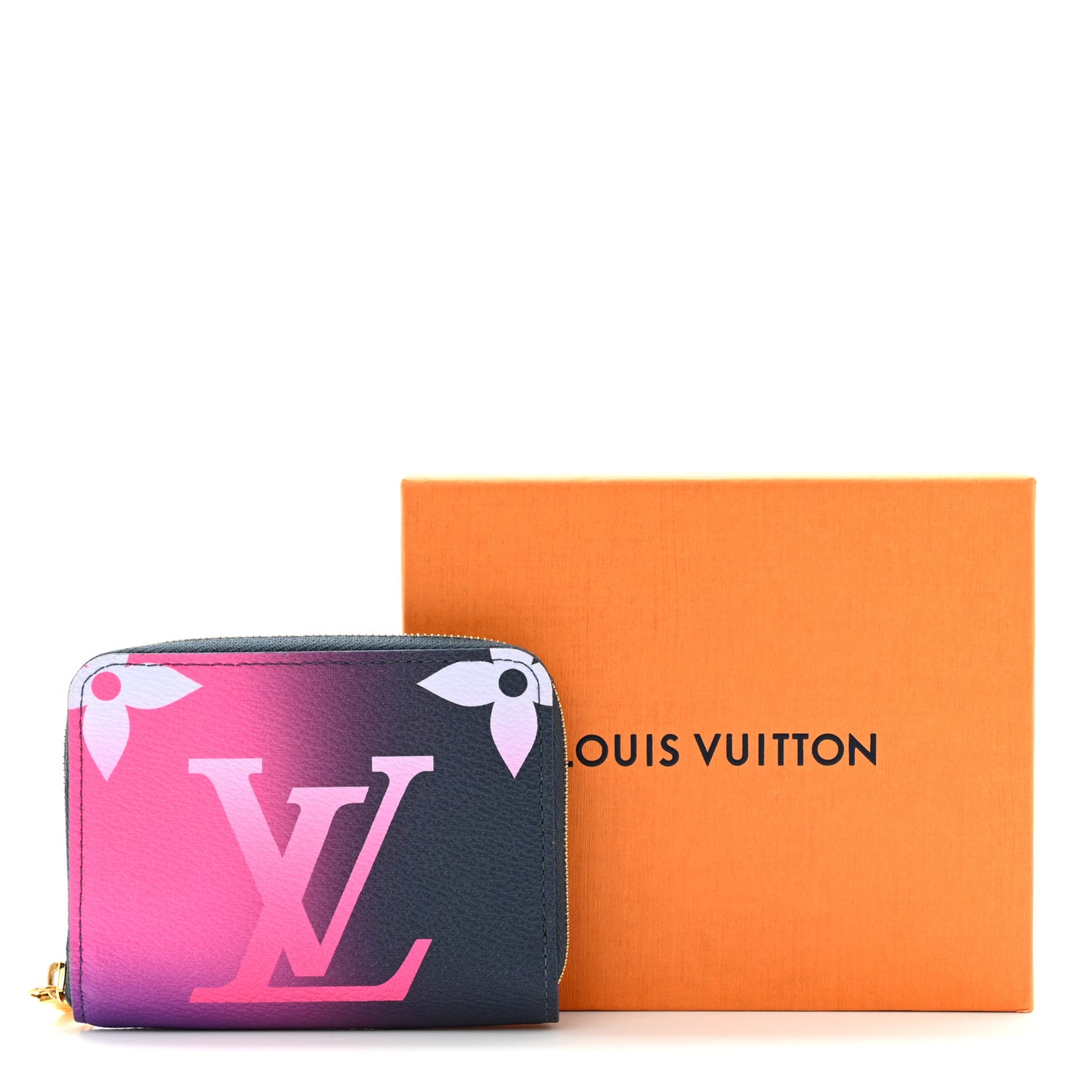 Monogram Giant Spring In The City Zippy Coin Purse Midnight Fuchsia