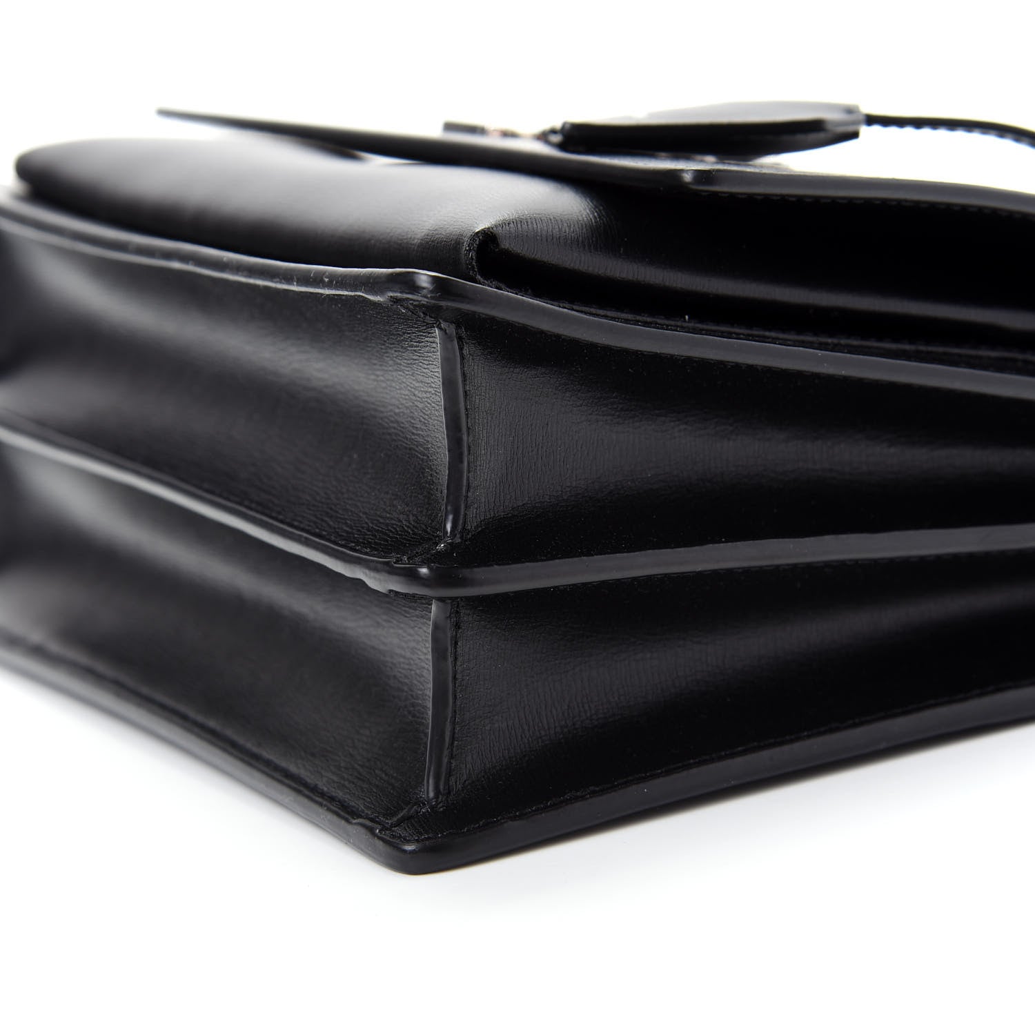Saint Laurent Calfskin Medium Monogram Sunset Black 7 of 8