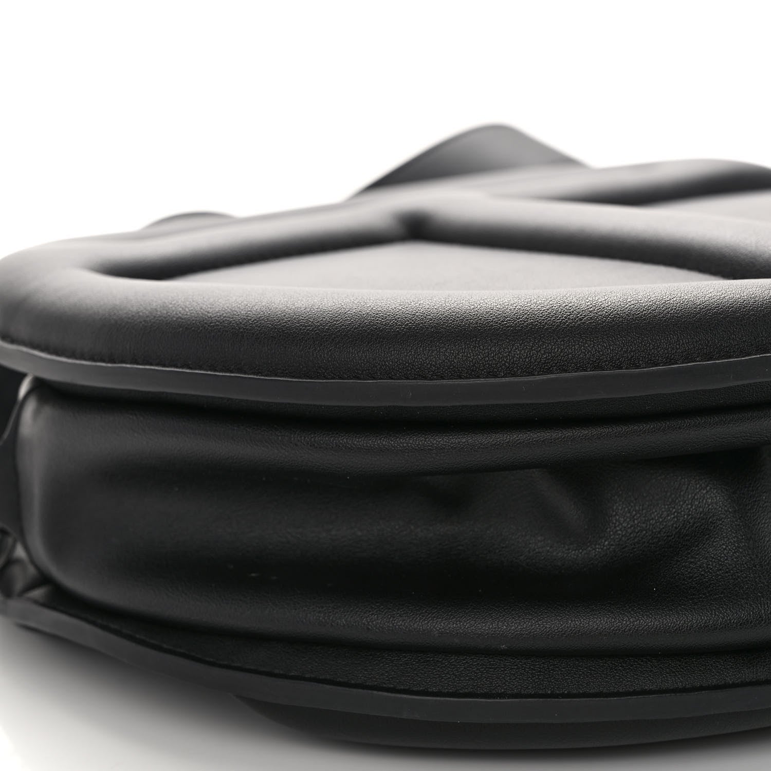 Telfar Vegan Leather Round Circle Bag Black 8 of 9